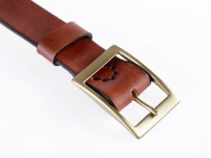 Ceinture marron en cuir "Pierre"