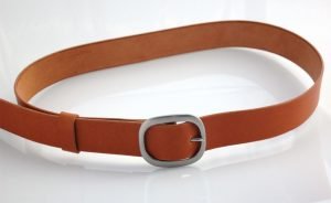 Ceinture - ceinturon en cuir cognac "Guy"