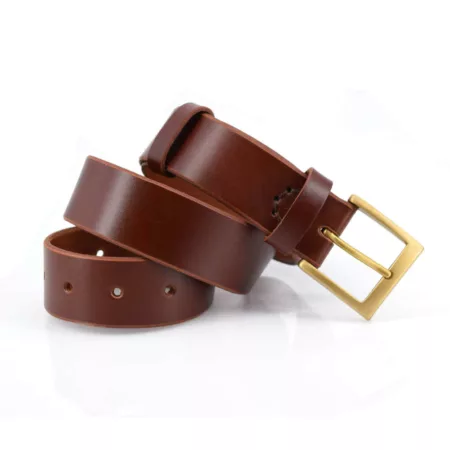 Ceinture - Ceinturon cuir marron fauve "4462"