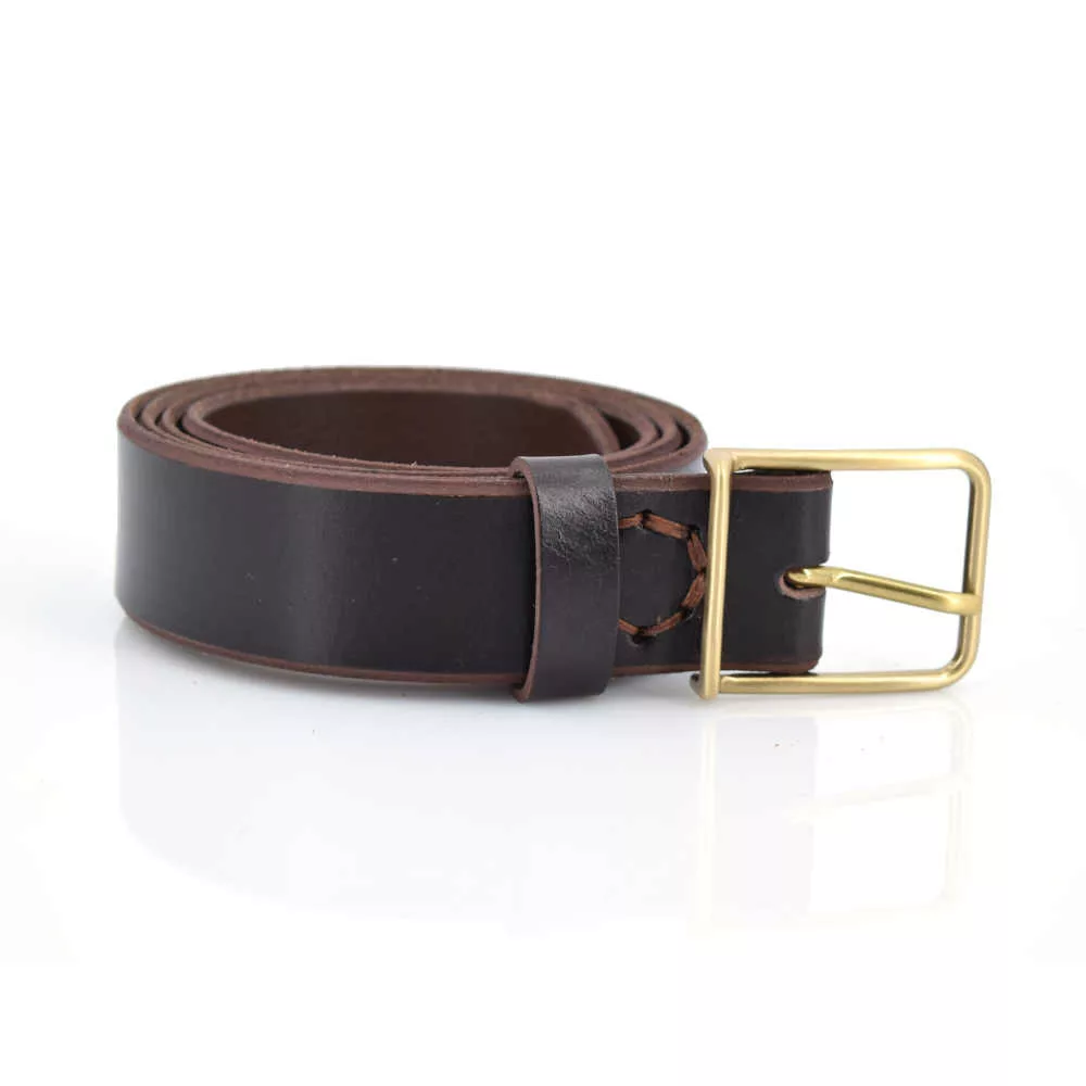 Ceinture fine marron fonce Elvira Larg. 3 cm Ma ceinture